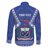 Personalised Samoa 685 Family Matching Puletasi and Hawaiian Shirt Samoan Pride Coat Of Arms LT14 - Polynesian Pride