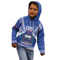 Personalised Samoa 685 Kid Hoodie Samoan Pride Coat Of Arms - Polynesian Pride