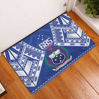 Samoa 685 Rubber Doormat Samoan Pride Coat Of Arms - Polynesian Pride