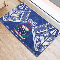 Samoa 685 Rubber Doormat Samoan Pride Coat Of Arms - Polynesian Pride