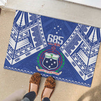 Samoa 685 Rubber Doormat Samoan Pride Coat Of Arms - Polynesian Pride