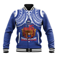 Toa Samoa Rugby Baseball Jacket 685 Pride Tanoa Ula Fala LT14 Unisex Blue - Polynesian Pride