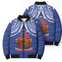 Toa Samoa Rugby Bomber Puffer Jacket 685 Pride Tanoa Ula Fala LT14 - Polynesian Pride