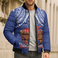 Toa Samoa Rugby Bomber Puffer Jacket 685 Pride Tanoa Ula Fala LT14 - Polynesian Pride