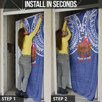 Toa Samoa Rugby Door Cover 685 Pride Tanoa Ula Fala - Polynesian Pride