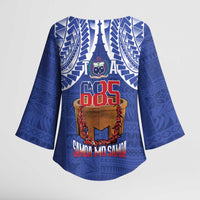 Toa Samoa Rugby Kimono Sleeve Blouse 685 Pride Tanoa Ula Fala LT14 - Polynesian Pride