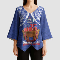 Toa Samoa Rugby Kimono Sleeve Blouse 685 Pride Tanoa Ula Fala LT14 - Polynesian Pride