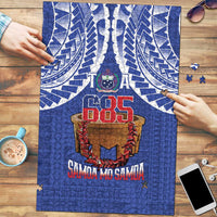Toa Samoa Rugby Puzzle 685 Pride Tanoa Ula Fala LT14 Blue - Polynesian Pride
