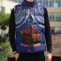 Toa Samoa Rugby Sleeveless Puffer Jacket 685 Pride Tanoa Ula Fala LT14 - Polynesian Pride
