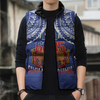 Toa Samoa Rugby Sleeveless Puffer Jacket 685 Pride Tanoa Ula Fala LT14 - Polynesian Pride