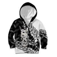 Aotearoa Manaia NZ Maori Silver Fern Kid Hoodie