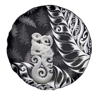 Aotearoa Manaia NZ Maori Silver Fern Spare Tire Cover