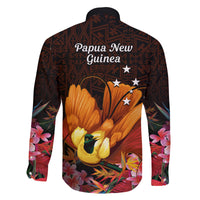 Gude Hi Hai Papua New Guinea Family Matching Puletasi and Hawaiian Shirt Motuan PNG Raggiana Bird of Paradise Tropical Vibes LT14 - Polynesian Pride