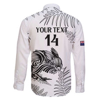 Custom New Zealand Kiwi Football Family Matching Mermaid Dress and Hawaiian Shirt Aotearoa Silver Fern LT14 - Polynesian Pride