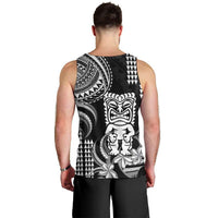 Hawaii Ku God Men Tank Top Kakau Mix Polynesian Tattoo