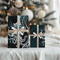 Turquoise Hawaii Kanaloa God Wrapping Paper Hawaiian Octopus - Polynesian Pride