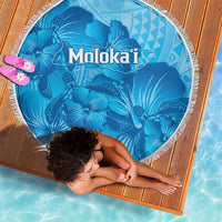 Aloha Hawaii Molokai Island Beach Blanket Hibiscus Tribal Honu Hawaiian Tattoo