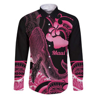 Aloha Hawaii Maui Family Matching Puletasi and Hawaiian Shirt Valley Isle Humpback Whale Black