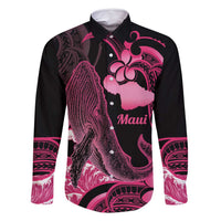 Aloha Hawaii Maui Family Matching Tank Maxi Dress and Hawaiian Shirt Valley Isle Humpback Whale Black