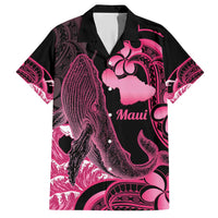 Aloha Hawaii Maui Hawaiian Shirt Valley Isle Humpback Whale Black