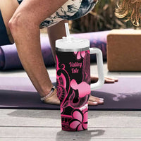 Aloha Hawaii Maui Tumbler With Handle Valley Isle Humpback Whale Black