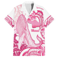 Aloha Hawaii Maui Family Matching Summer Maxi Dress and Hawaiian Shirt Valley Isle Humpback Whale White