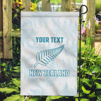 Custom New Zealand Silver Fern Football Garden Flag Come On All White LT14 Garden Flag White - Polynesian Pride