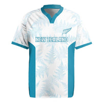 Custom New Zealand Silver Fern Football Rugby Jersey Come On All White LT14 White - Polynesian Pride