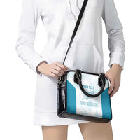 Custom New Zealand Silver Fern Football Shoulder Handbag Come On All White LT14 - Polynesian Pride