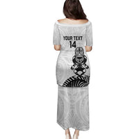 Custom Aotearoa Football Family Matching Puletasi and Hawaiian Shirt NZ Maori Tiki Go Champions LT14 - Polynesian Pride