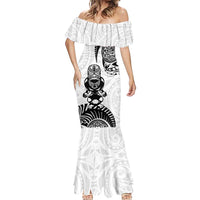 Custom Aotearoa Football Mermaid Dress NZ Maori Tiki Go Champions LT14 - Polynesian Pride