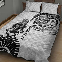 Custom Aotearoa Football Quilt Bed Set NZ Maori Tiki Go Champions