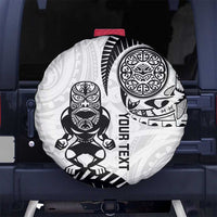 Custom Aotearoa Football Spare Tire Cover NZ Maori Tiki Go Champions