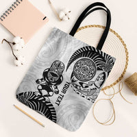 Custom Aotearoa Football Tote Bag NZ Maori Tiki Go Champions - Polynesian Pride