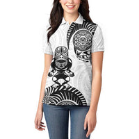 Custom Aotearoa Football Women Polo Shirt NZ Maori Tiki Go Champions