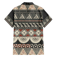 Vintage Bula Fiji Masi Family Matching Short Sleeve Bodycon Dress and Hawaiian Shirt Fijian Tapa Cloth - Polynesian Pride