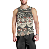Vintage Bula Fiji Masi Men Tank Top Fijian Tapa Cloth - Polynesian Pride