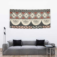Vintage Bula Fiji Masi Tapestry Fijian Tapa Cloth - Polynesian Pride