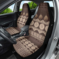 Bula Fiji Iri ni Meke Car Seat Cover Kuvui Fijian Masi - Polynesian Pride