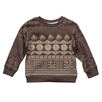Bula Fiji Iri ni Meke Kid Ugly Christmas Sweater Kuvui Fijian Masi - Polynesian Pride