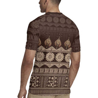 Bula Fiji Iri ni Meke Rugby Jersey Kuvui Fijian Masi LT14 - Polynesian Pride