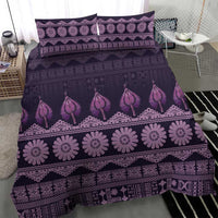 Bula Fiji Iri ni Meke Bedding Set Lokaloka Fijian Masi - Polynesian Pride