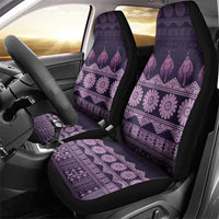 Bula Fiji Iri ni Meke Car Seat Cover Lokaloka Fijian Masi - Polynesian Pride