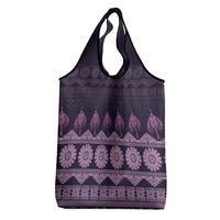 Bula Fiji Iri ni Meke Grocery Bag Lokaloka Fijian Masi LT14 - Polynesian Pride