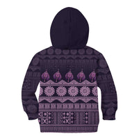 Bula Fiji Iri ni Meke Kid Hoodie Lokaloka Fijian Masi - Polynesian Pride