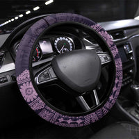 Bula Fiji Iri ni Meke Steering Wheel Cover Lokaloka Fijian Masi - Polynesian Pride