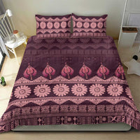Bula Fiji Iri ni Meke Bedding Set Piqi Fijian Masi - Polynesian Pride