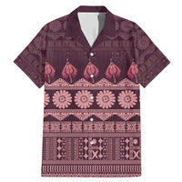 Bula Fiji Iri ni Meke Family Matching Mermaid Dress and Hawaiian Shirt Piqi Fijian Masi - Polynesian Pride