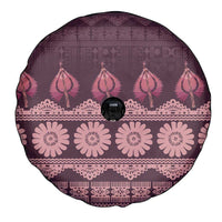 Bula Fiji Iri ni Meke Spare Tire Cover Piqi Fijian Masi LT14 - Polynesian Pride