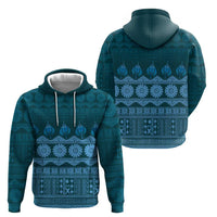 Bula Fiji Iri ni Meke Hoodie Karakarawa Fijian Masi - Polynesian Pride